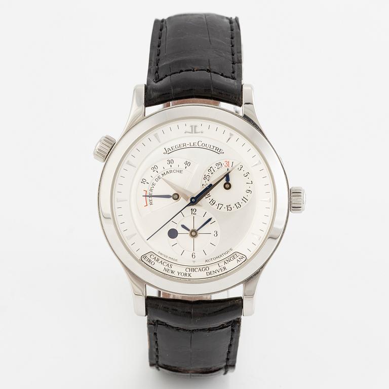 Jaeger-LeCoultre, Master Control Geographic, wristwatch, 38 mm.