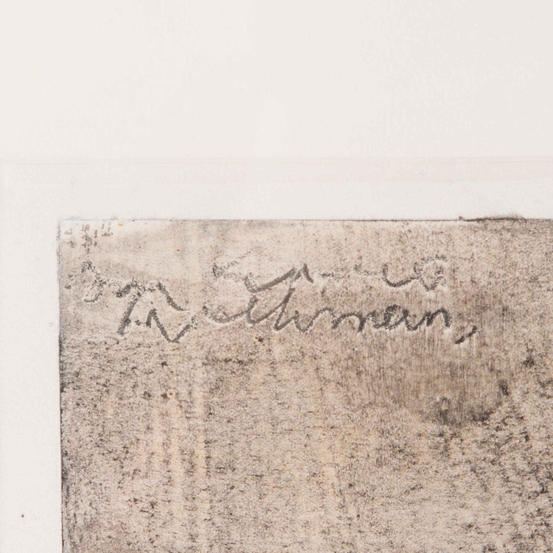 JAN KENNETH WECKMAN, sekatekniikka, signeerattu.