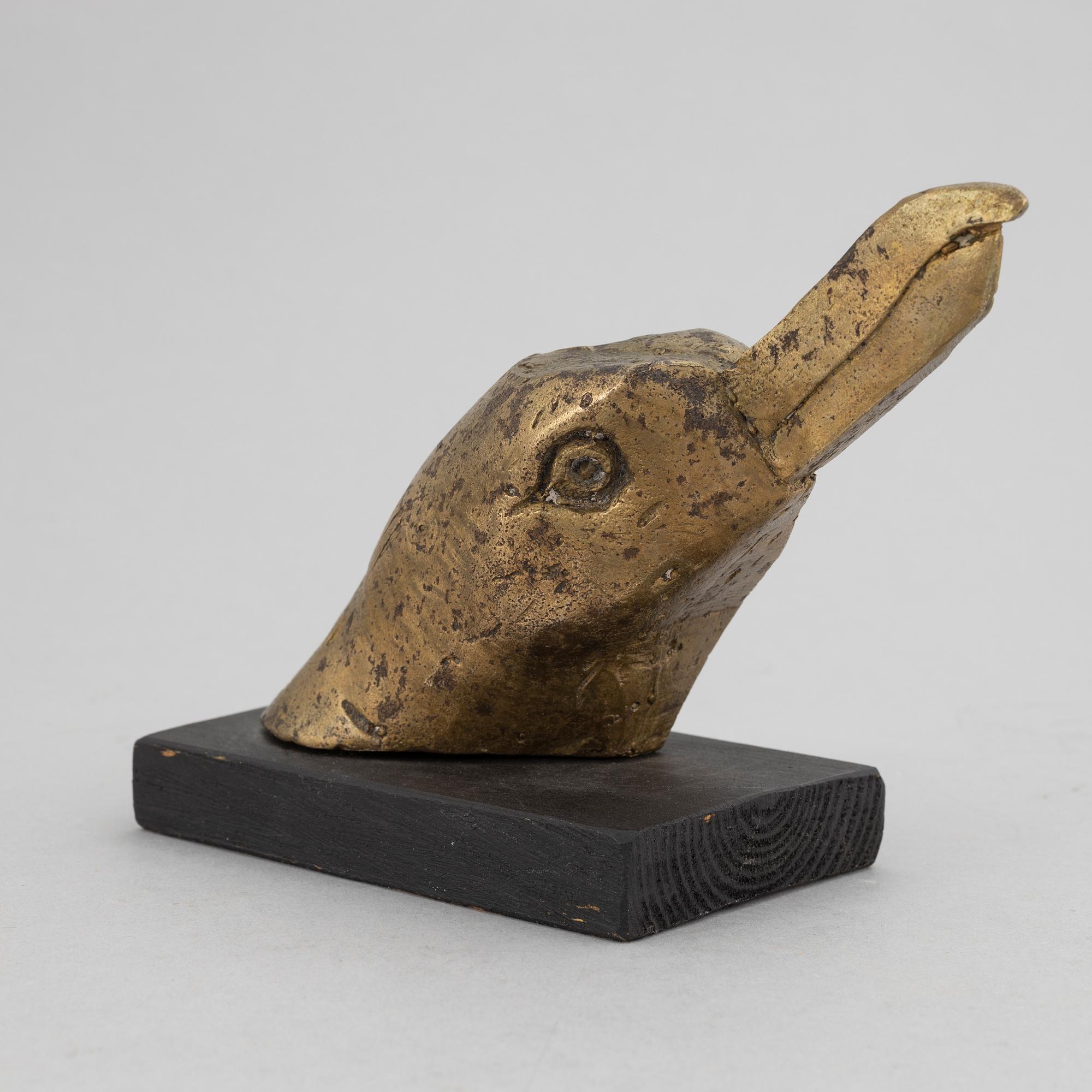 Torsten Renqvist, sculpture, bronze.