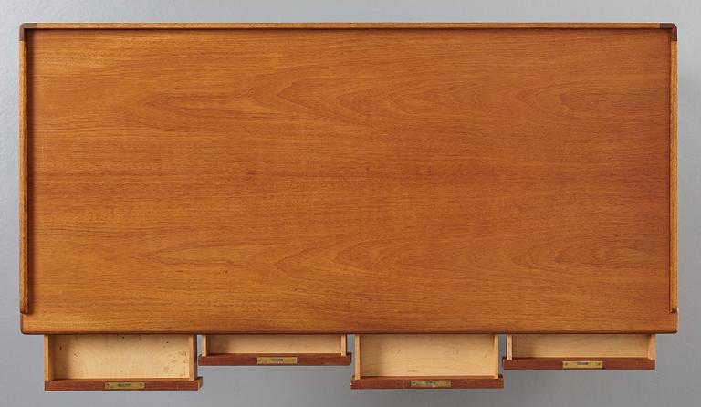 Josef Frank, a mahogany desk, Svenskt Tenn, a version of model 2115, Sweden 1950s.