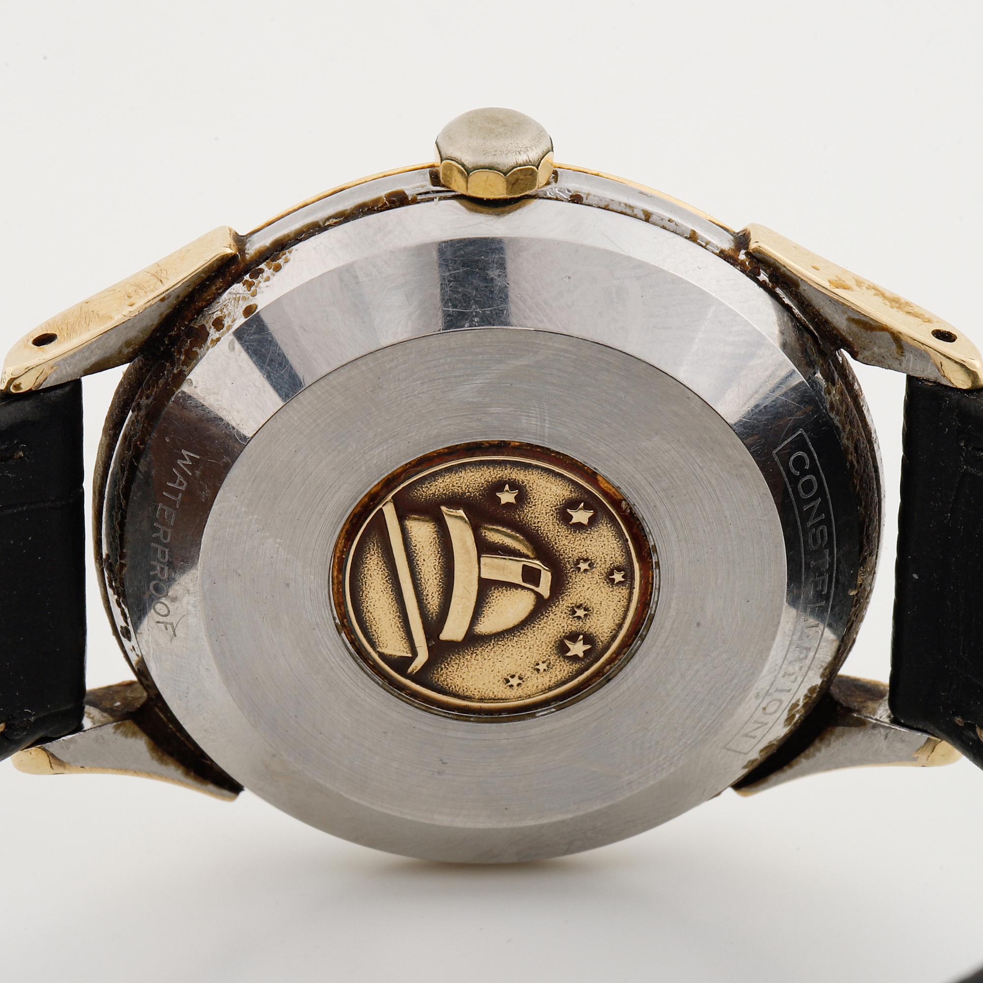 Omega, Constellation, Chronometre, "Pie-pan", wristwatch, 35 mm.