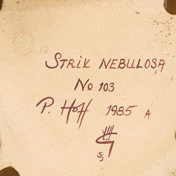 Paul Hoff, sculpture, "Strix Nebulosa No 103", Gustavsberg studio, Sweden, 1985.