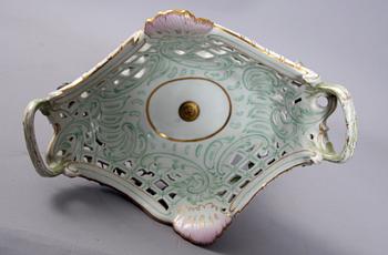 UPPSATSSKÅL, porslin. Meissen. 1800-talets slut.