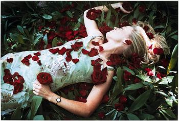 RICHARD RYAN, signerat fotografi, "Bed Of Roses", 2006, Notes nr 18, ur serien "Notes by Ryan".