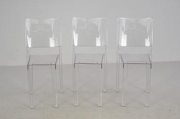 STOLAR, 3 st, "La Marie" Philippe Starck, Kartell, Italien, 2000-tal.