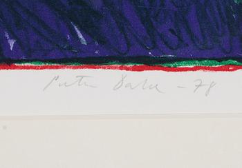 PETER DAHL, färglitografi, signerad, daterad -71 och 359/460.