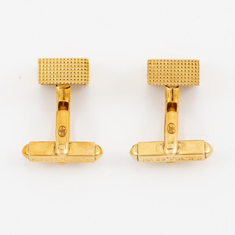 A pair of cufflinks 18K gold, Gübelin.