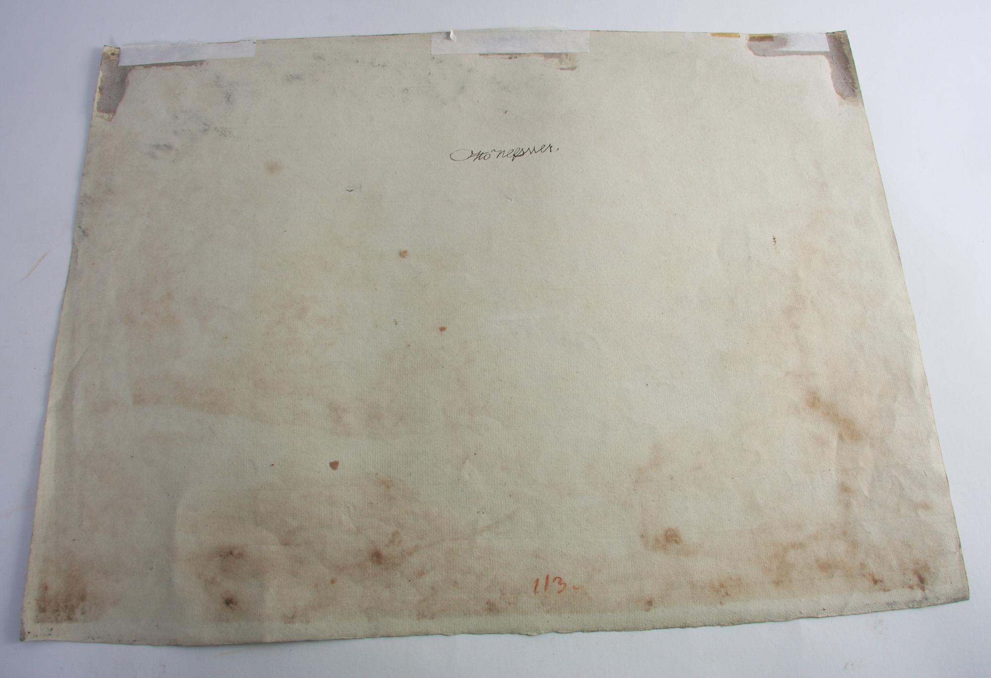 OKÄND KONSTNÄR, tusch, 1700/1800-tal.