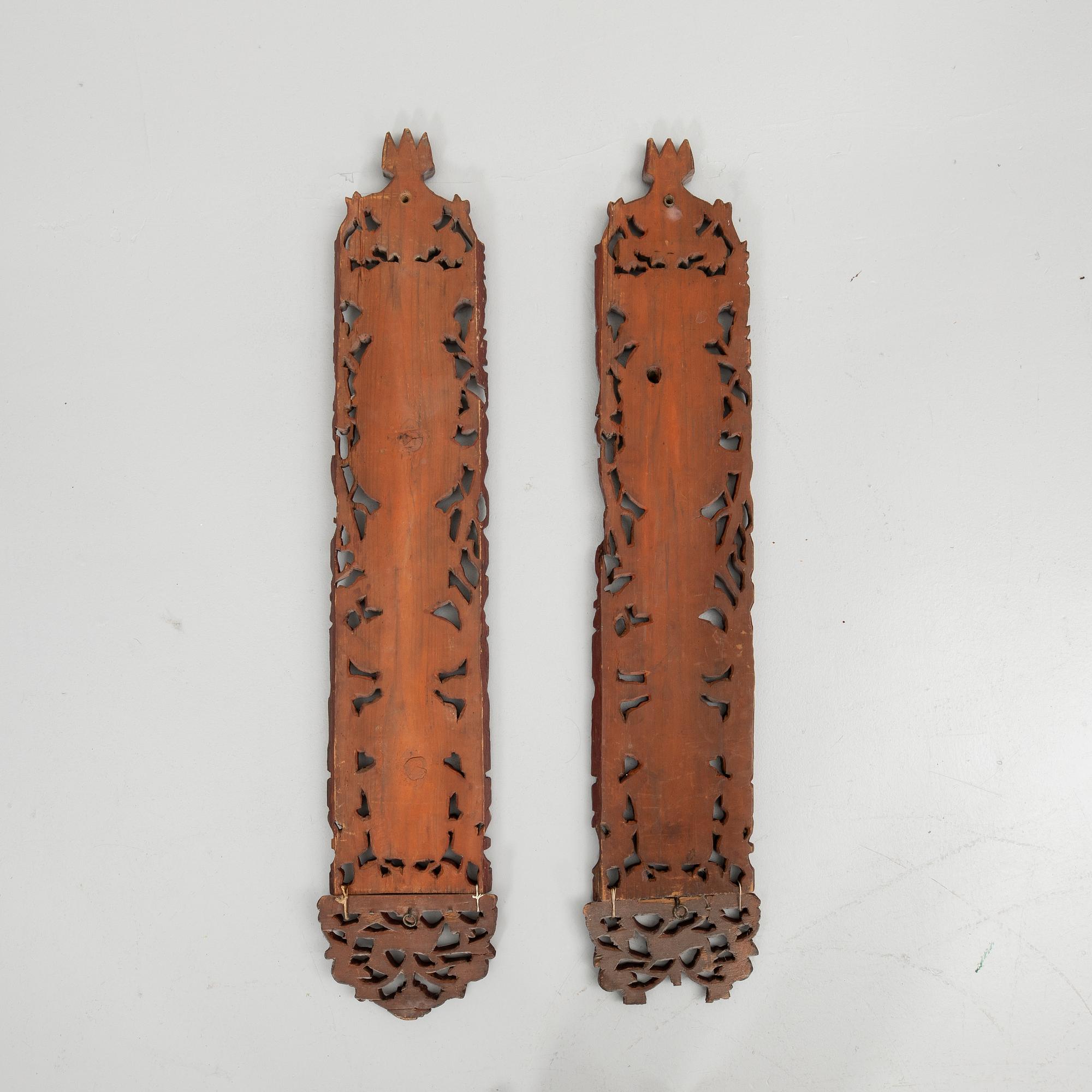 Signboards, a pair, China, 20th century.