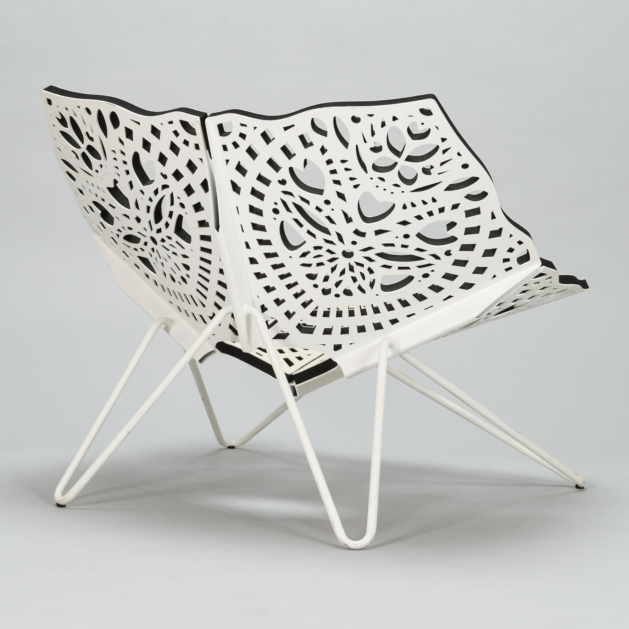 Louise Campbell, a 21st century lounge chair 'Prince chair' for Hay, Denmark.
