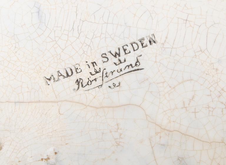 YTTERFODER, majolika, Rörstrand, omkring år 1900.
