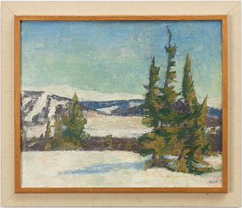 Hermann Talvik, Vinterlandskap.