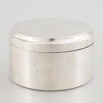 A Swedish silver box, mark of Adolf Zethelius, Stockholm 1820.