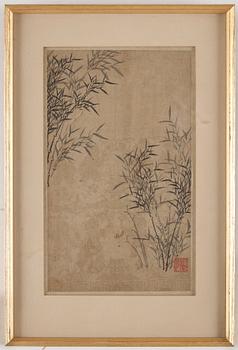 Four paintings, water colours and ink on silk, after Feng Qizhen (1553-1644), presumably Qing dynasty (1644-1912).