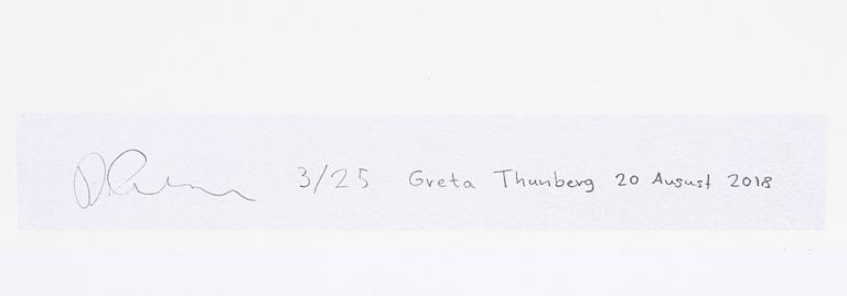 Adam Karls Johansson, fotografi signerad och numrerad 3/25 a tergo.