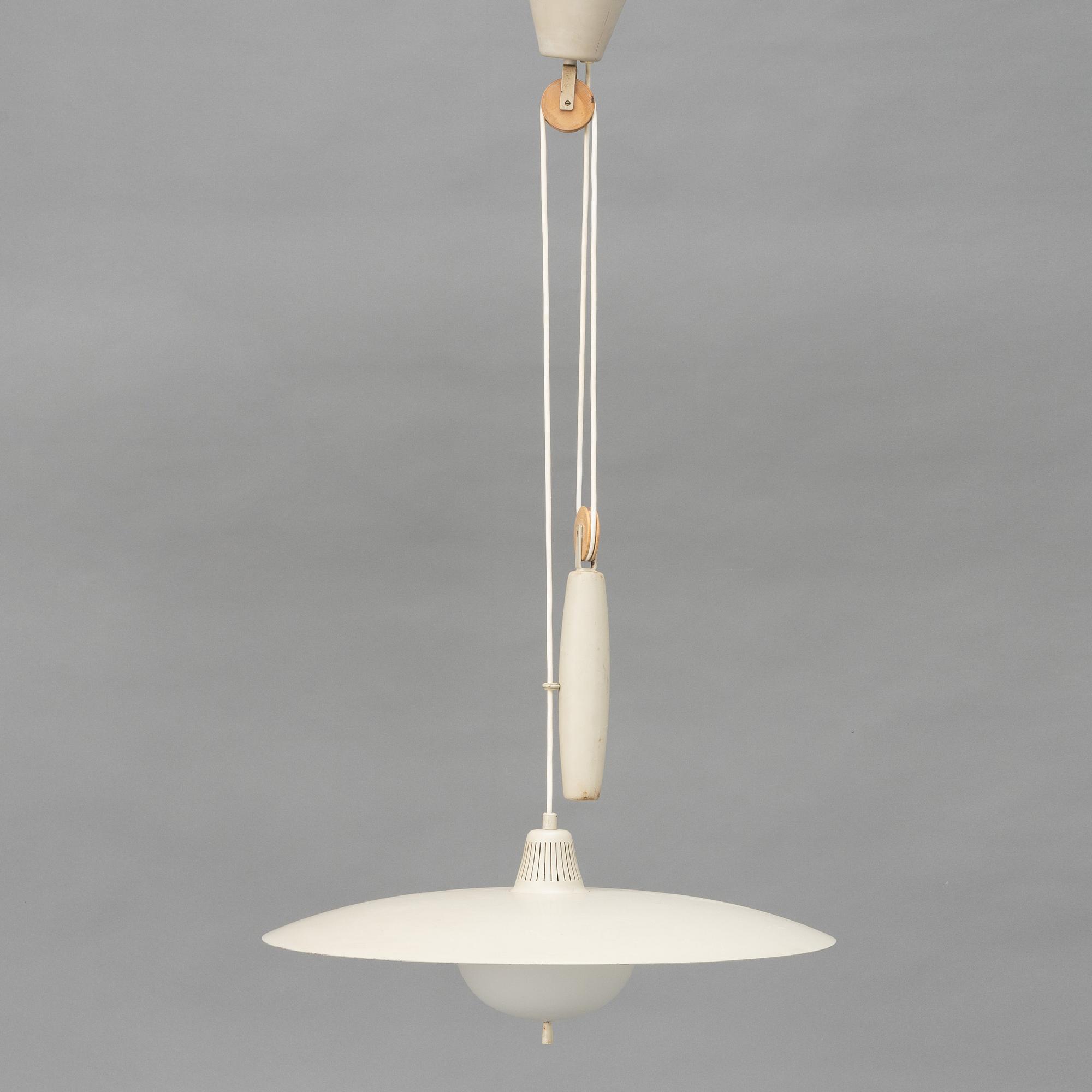 Alf Svensson, a model 'T-6H' ceiling lamp, Bergboms, mid 20th Century.