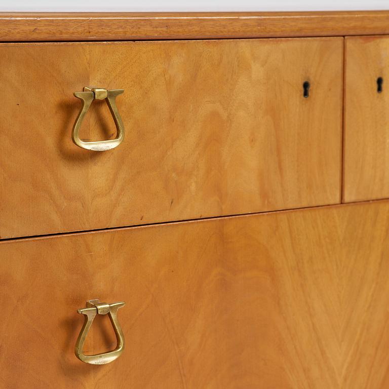 Carl Malmsten, a rare "Nocturne" chest of drawers, 1950s.