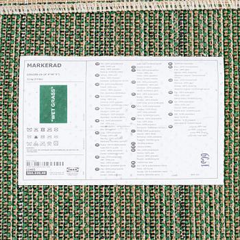 Virgil Abloh, matta, "Wet Grass", Ikea, ca 195 x 133 cm.