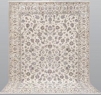 A carpet, Nain Part Silk, S.K 6LAA, 368 x 266.