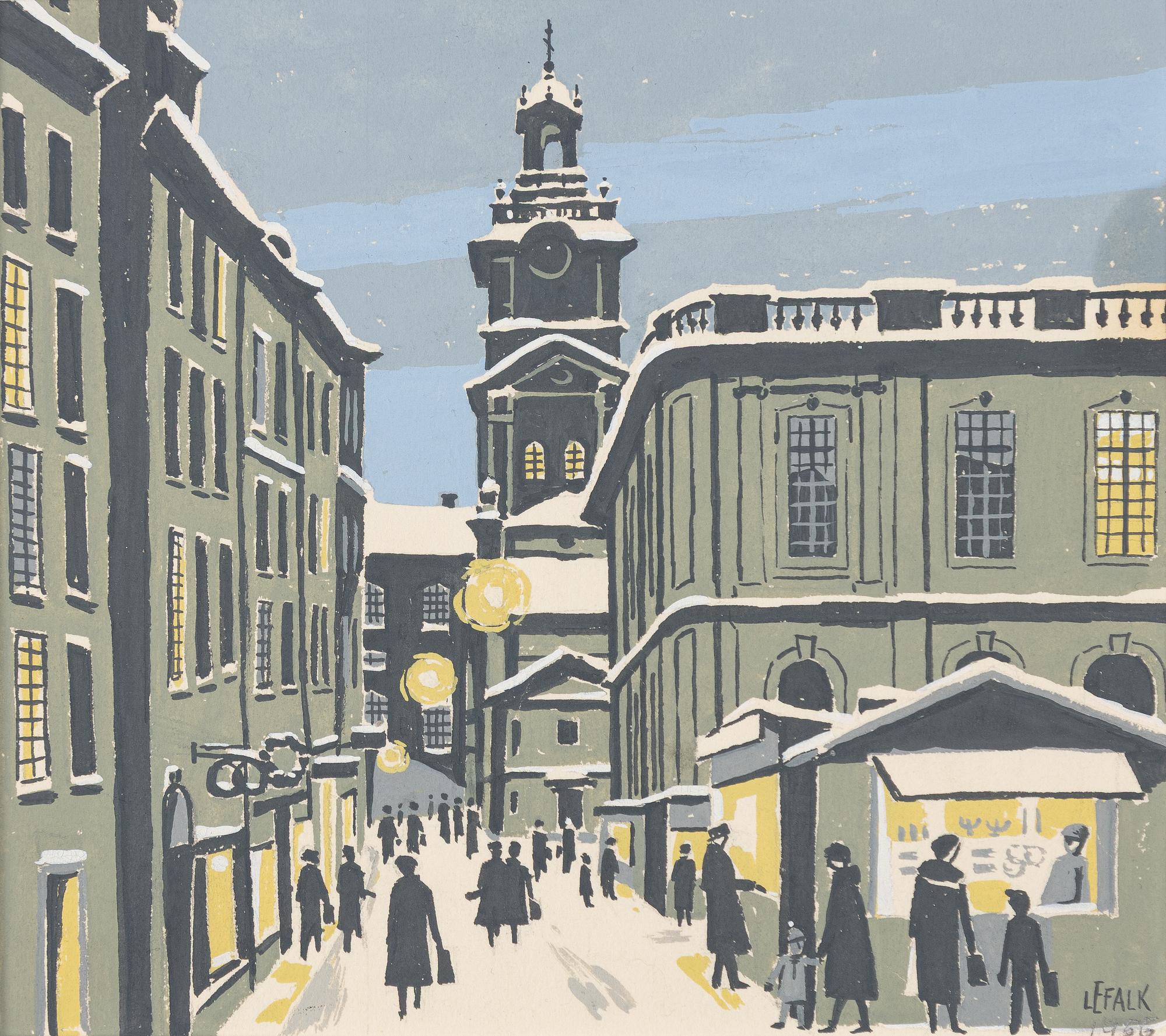 Lars Erik Falk, Stockholm motifs.