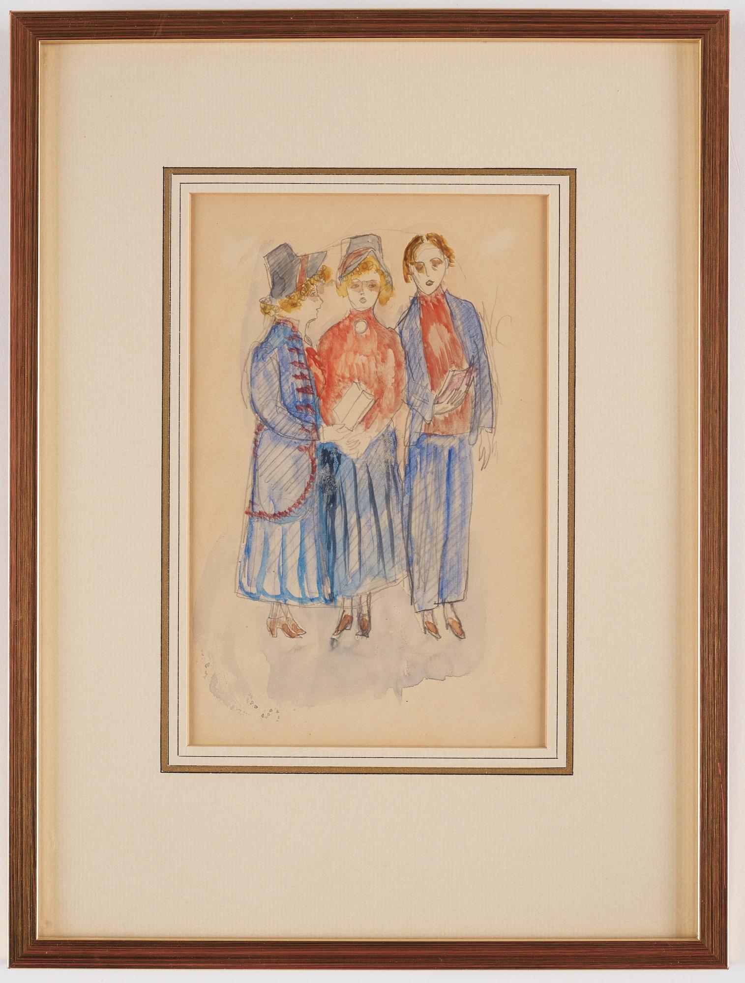 Nils von Dardel, A study for "Frälsningsarmén".