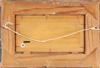 BROR LJUNGGREN, 2 st, olja på pannå, signerade och daterad 1935.