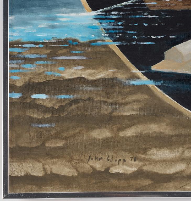 John Wipp, olja på duk, signerad och daterad -78.