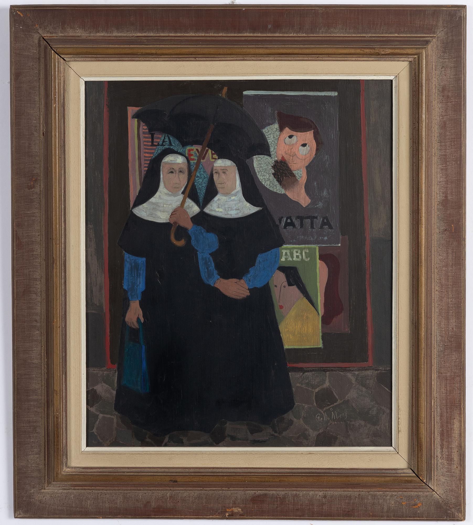 Pelle Åberg, Outside the tobacco shop.