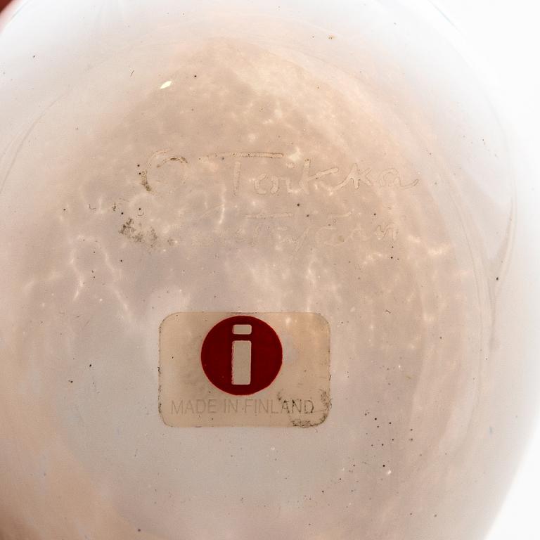 Oiva Toikka, Glasfåglar, 3 st, glas. Signerade O Toikka Nuutajärvi Notsjö.