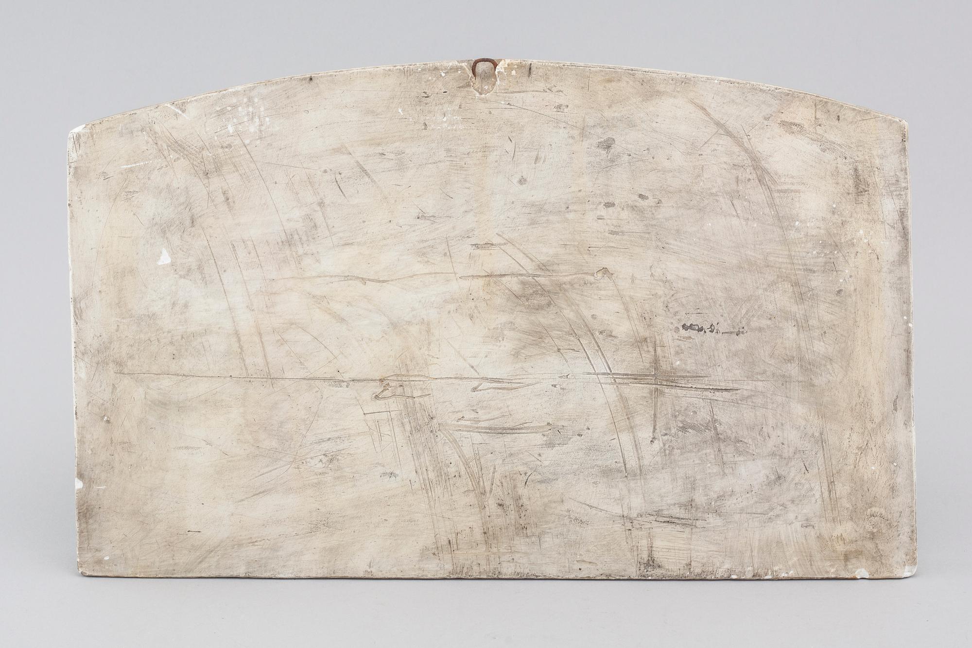 CARL CHRISTIAN CHRISTENSEN, wall plaque, plaster, signed and dated 1919.