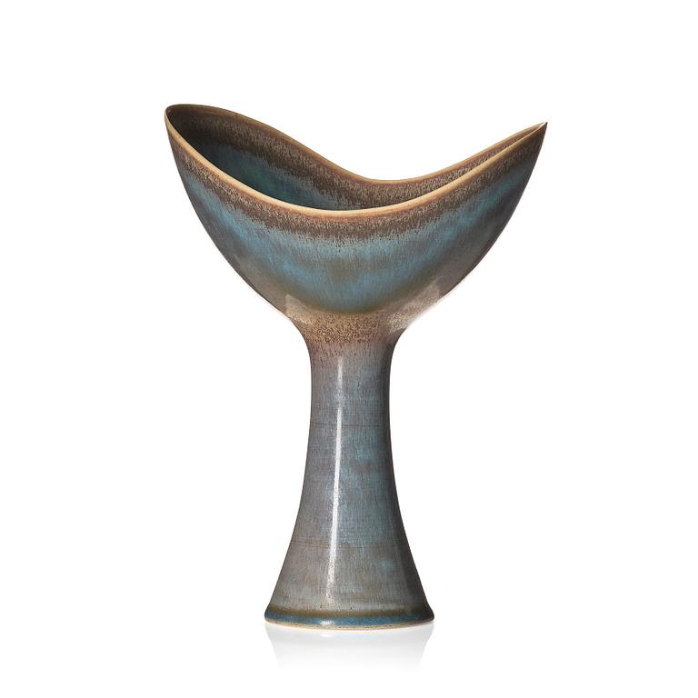 Stig Lindberg, a stoneware vase, Gustavsbergs studio Sweden 1961.