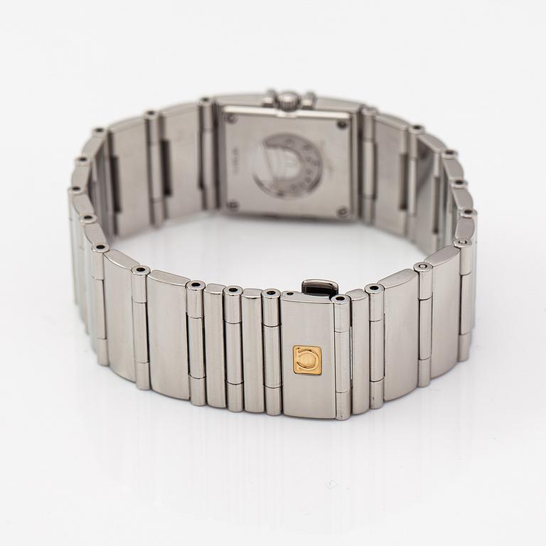 Omega, Constellation, Quadra, wristwatch, 21 x 24 mm.