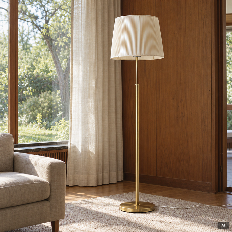 Josef Frank, golvlampa, modell G2148, Firma Svenskt Tenn.