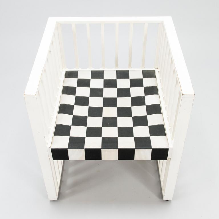 A KOLOMAN MOSER/JOSEF HOFFMANN, 'Purkersdorf' armchair from late 21th century for Wittmann.