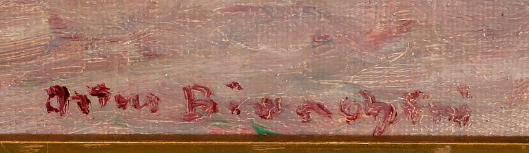 ARTHUR BIANCHINI, olja på duk, sign.