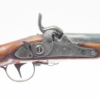Percussion gun, Swedish, 1840 pattern.