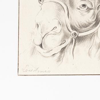 Francesco Londonio, attributed to, ink drawning.