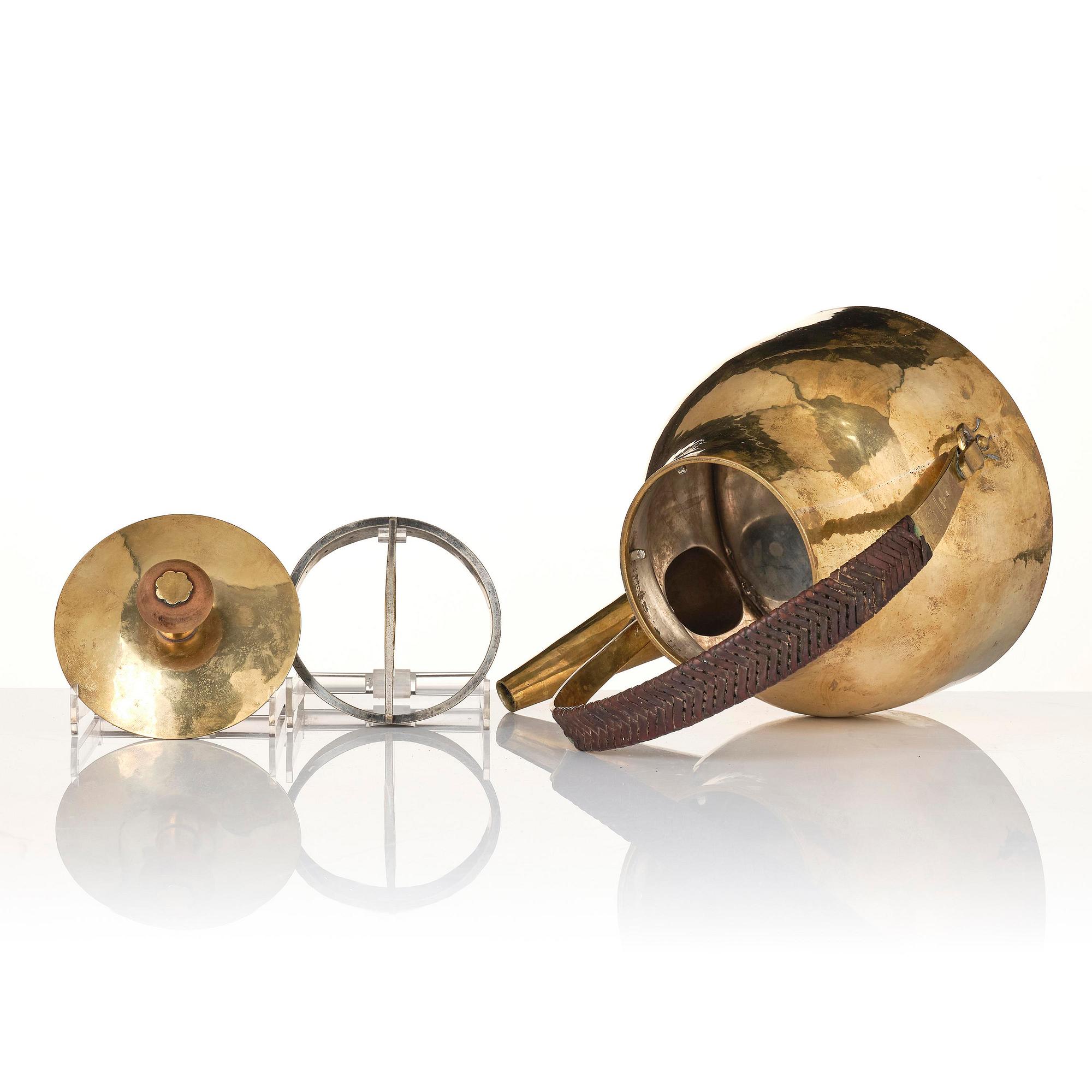 Sigurd Persson, a brass teapot, Sweden 1940s.