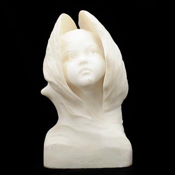 VERNER ÅKERMAN, skulptur, marmor, signerad, "Perlan".