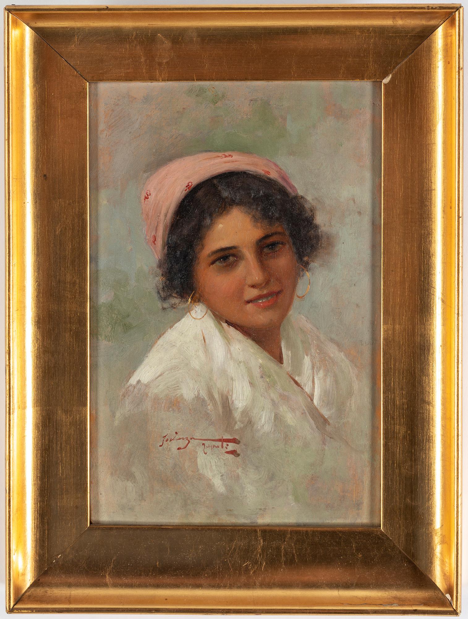 DOMENICO FORLENZA, oil on panel (4), signed.