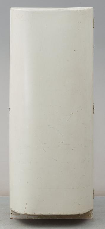 An Alvar Aalto white lacquered birch plywood wardrobe, Huonekalu-ja Rakennustyötedas Oy, Finland 1930's.