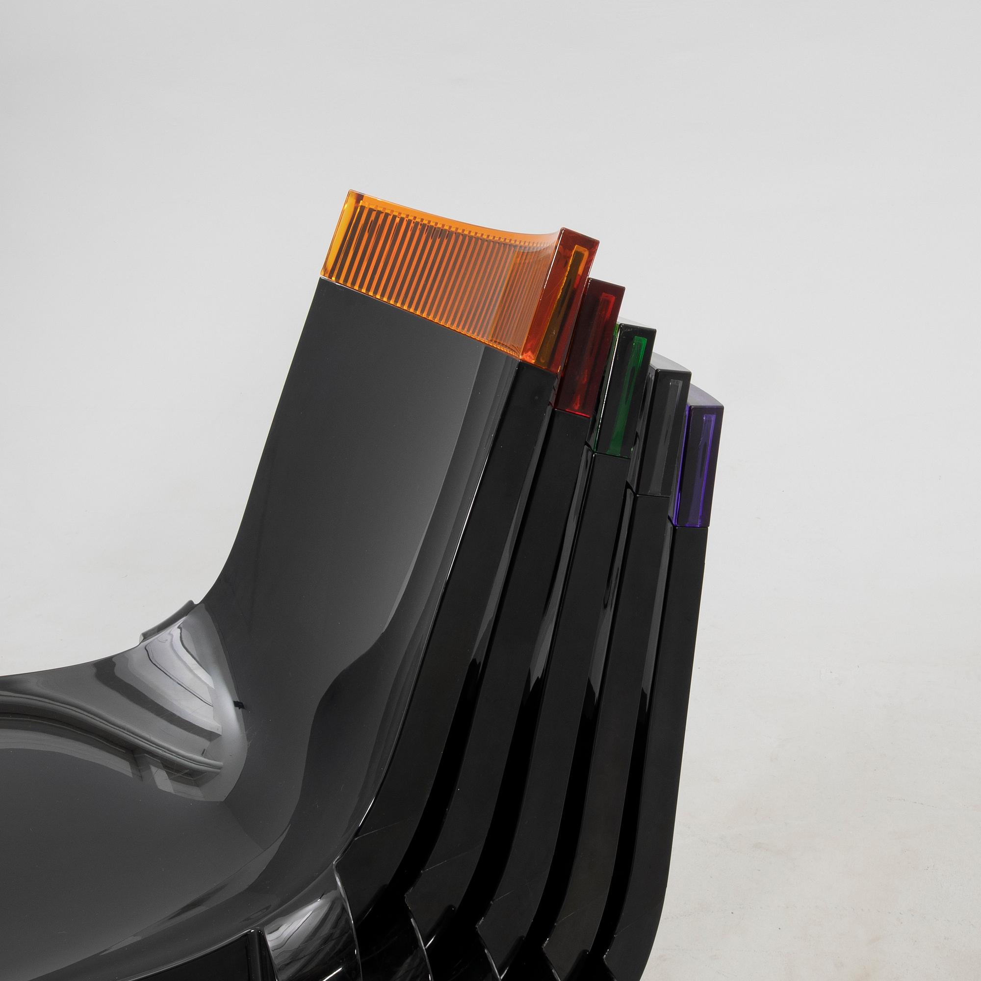 Chairs, 5 pcs "Hi cut", Kartell, 21st century.