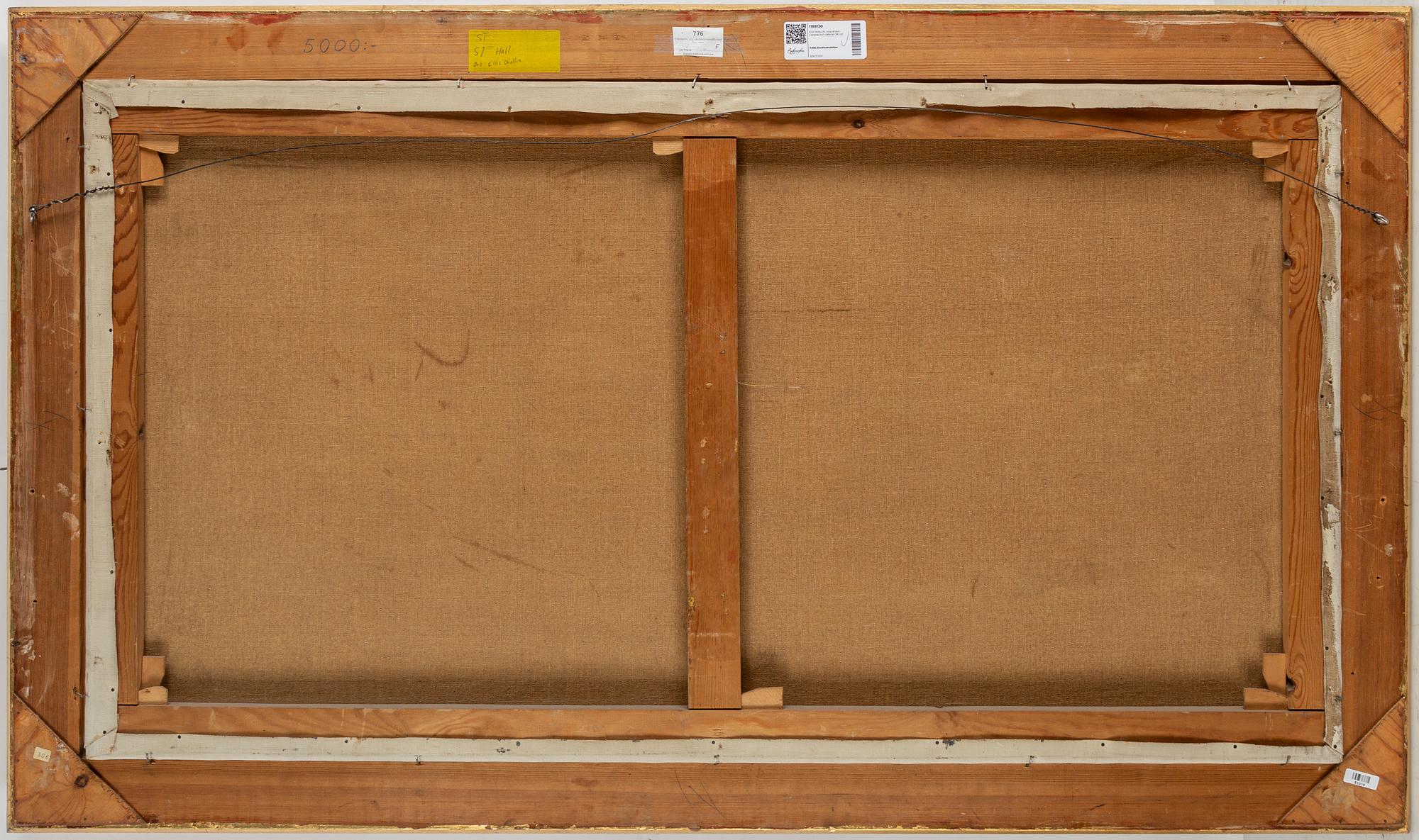 ELLIS WALLIN, olja på duk, signerad och daterad 34.