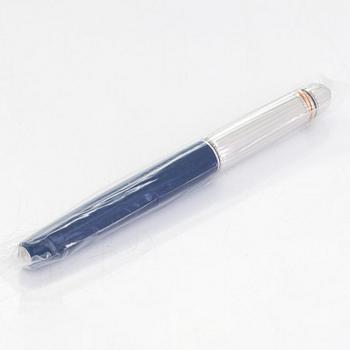 Cartier, a 'Pasha de Cartier Laque Bleu' ballpoint pen.