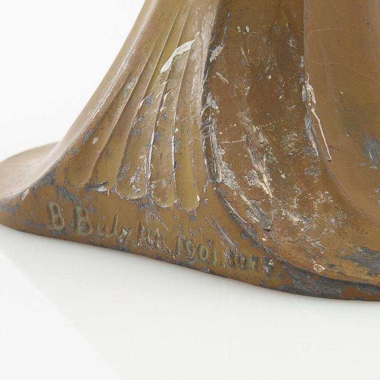 B Bulzke candlesticks, a pair, Jugend style, circa 1900.