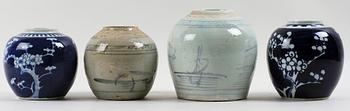 PARTI BOJANER, 4 st, porslin, Kina, 1800/1900-tal.