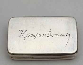 DOSOR, 19 st, silver, olika nationaliteter, 1800-1900-tal. Total vikt ca 364 g.