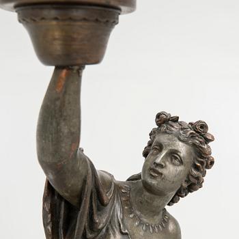 Table lamp, early 20th century.