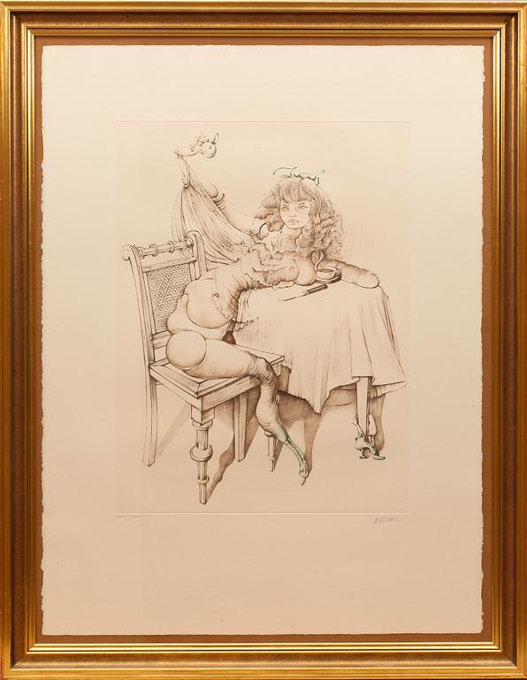 HANS BELLMER, etsning, sign o numr XXVI/XXX.