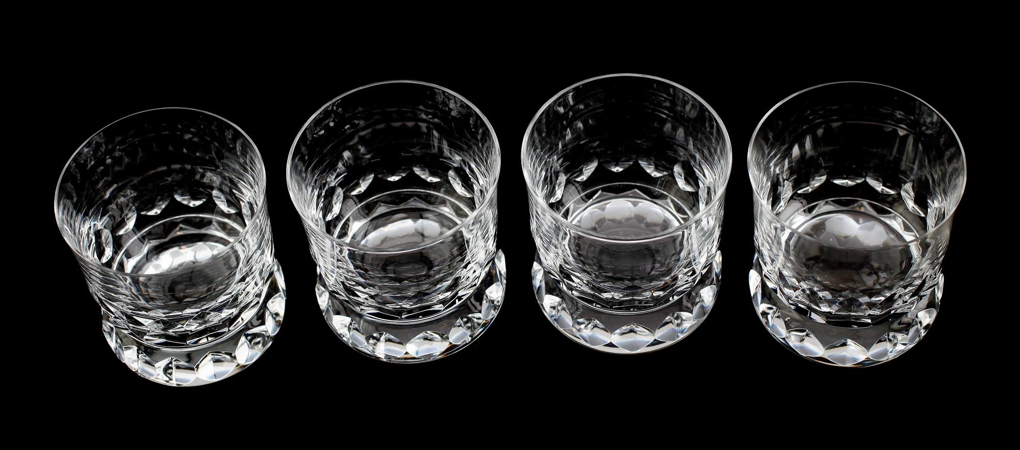 WHISKYGLAS, 12 st, "Prince", Göran Wärff, Kosta.